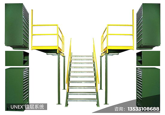 工具柜错层系统结构图