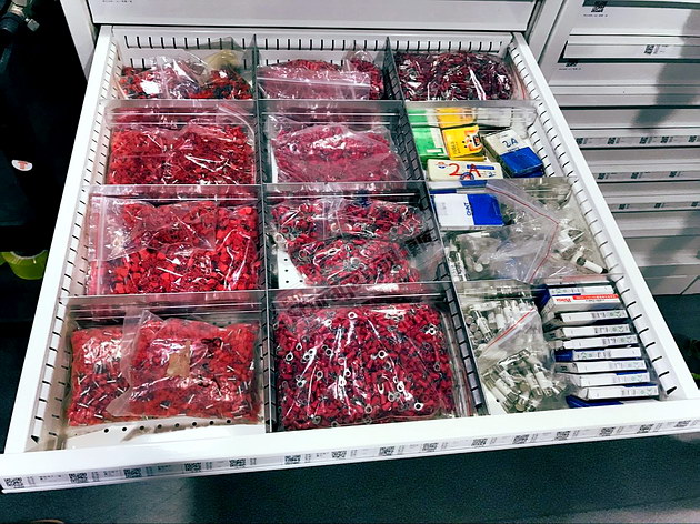 工具柜抽屉分区案例 工具柜抽屉分区案例