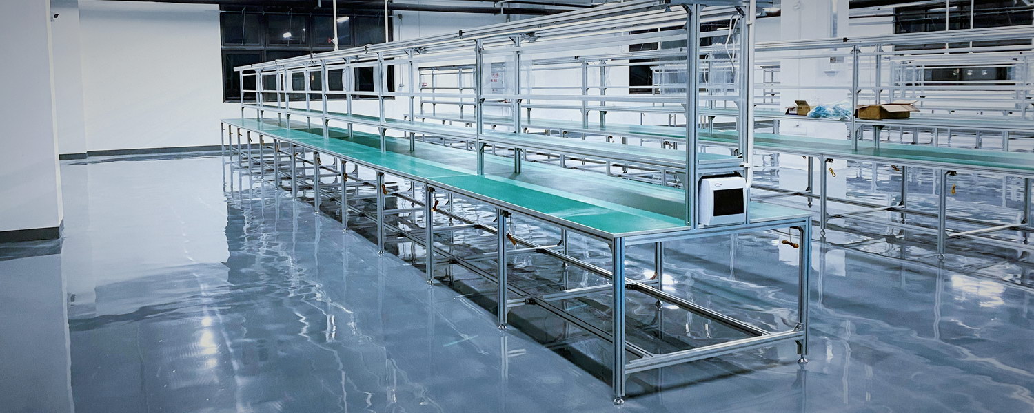 铝型材工作台电子行业应用