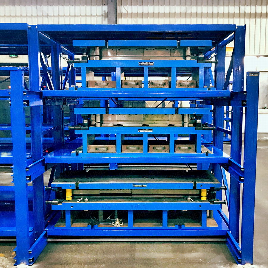 抽屉式模具架用于存放2米长冲压模具